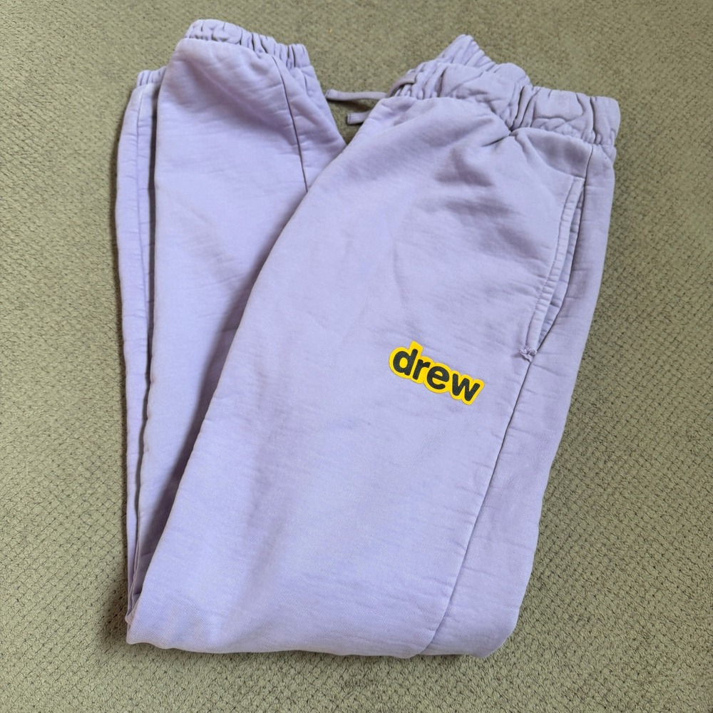 Drew House Lavender Secret Sweatpants Lilac Purple Logo Joggers Size S